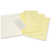 3 блокноти Moleskine Cahier великих жовтих CH023M23