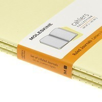 Блокнот Moleskine Cahier середній ніжний жовтий CH016M23