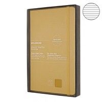 Блокнот Moleskine Limited Edition Leather середній жовтий LCLH31HM17BOX
