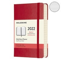 Щоденник Moleskine 2022 маленький червоний DHF212DC2Y22