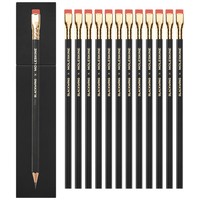 Набір олівців Moleskine x Blackwing (12 шт., HB) чорні EWBKW01F12SET