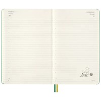Фото Щоденник Moleskine 2026 Peanuts середній Зелений 8056999277154